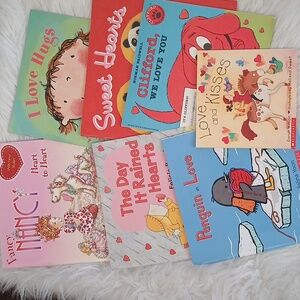 Scholastic Valentine Themed Children's Book Collection